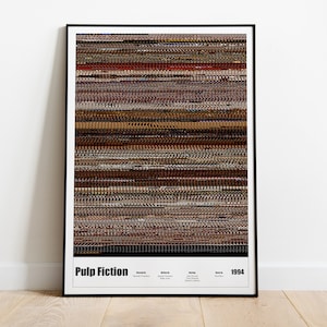 The Pulp Fiction Print- Whole Movie Poster Print - Details -FMP5* (24&quot;x36&quot;)