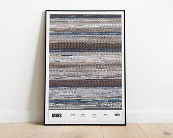 JAWS Movie Print- Whole Movie Poster Print - Details -FMP10* (24&quot;x36&quot;)