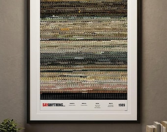 Say Anything... 1989, Full Movie Print- Whole Movie Poster Print - Details -FMP233* (24"x36")