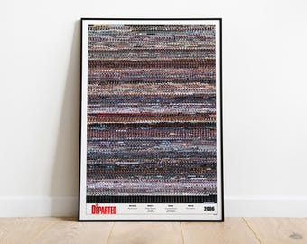 The Departed, Full Movie Print- Whole Movie Poster - Bottom Details -FMP145* (24"x36")