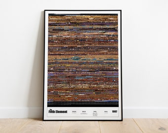 The Fifth Element Full Movie Print- Whole Movie Poster Print - Details -FMP79* (24"x36")