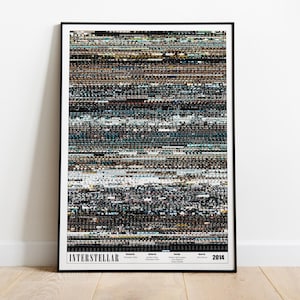 Interstellar, Kompletter Film Druck- Gesamter Film Poster Druck - Details -FMP113 * (24"x36")