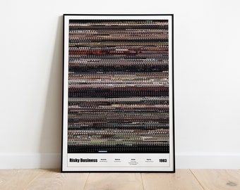 Risky Business Full Movie Print- Whole Movie Poster Print - Details -FMP87* (24"x36")