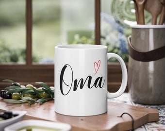 Herzliche Oma-Tasse - Ein liebevolles Geschenk für die Beste Geschenk Tasse für Oma Großmutter Beste Oma Tasse