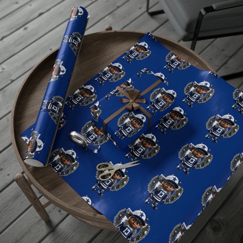 Dallas Cowboys Christmas Wrapping Paper 