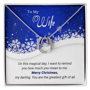 Wife - Christmas Gift - Lucky In Love Necklace