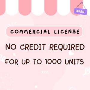 Commercial use License for sell up to 1000 Units