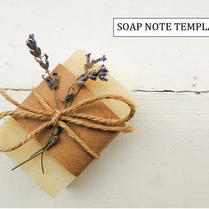 S.O.A.P. Note Template