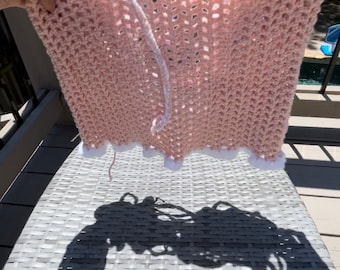Mesh Strawberry Soft Serve with Ruffles