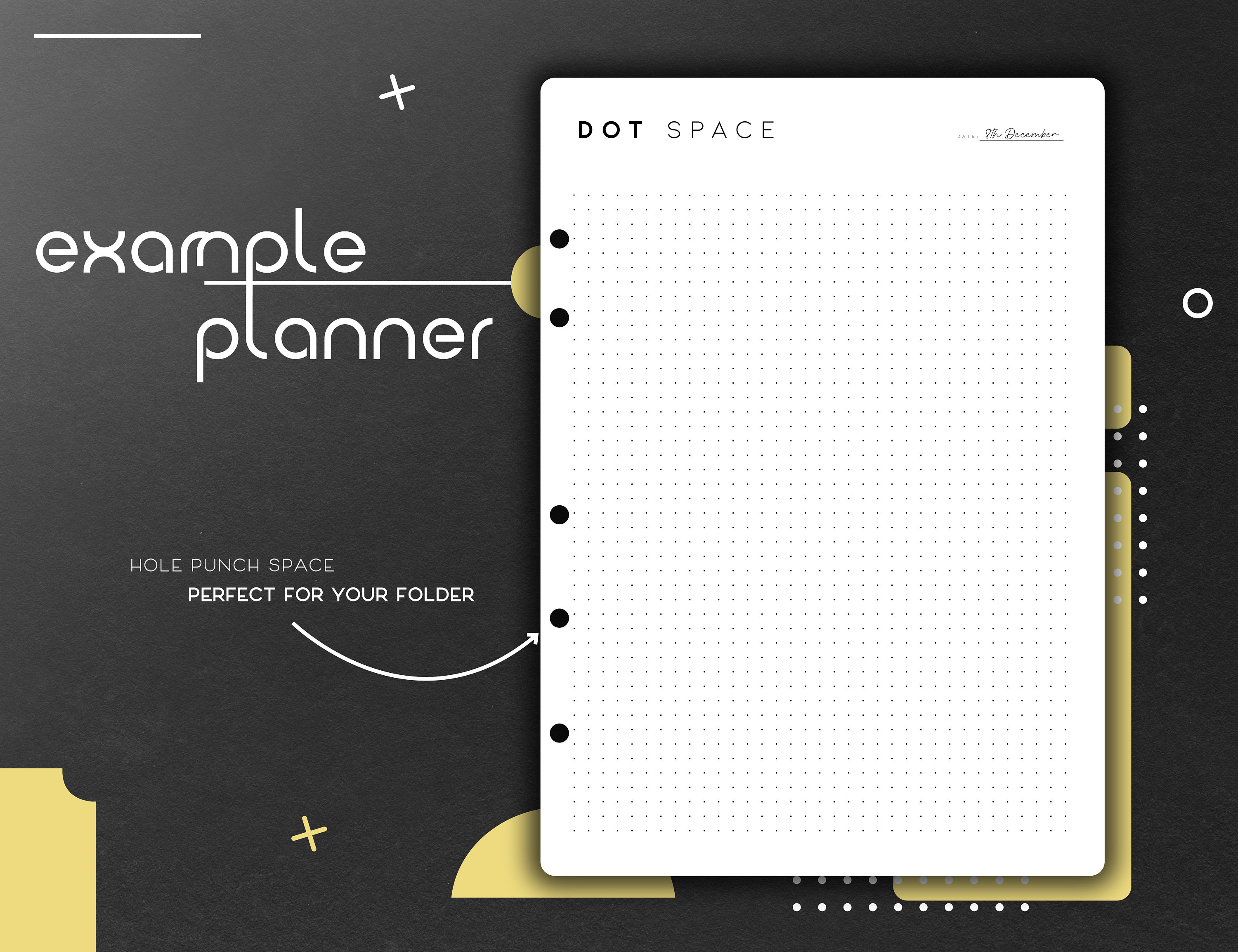Dot Grid Paper Printable, Dot Graph Paper, Note Paper Template, Drawing ...