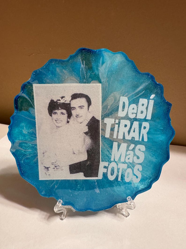 Personalized DTMF Bad Bunny Photo Frame With Stand , Debir Tirar Mas ...