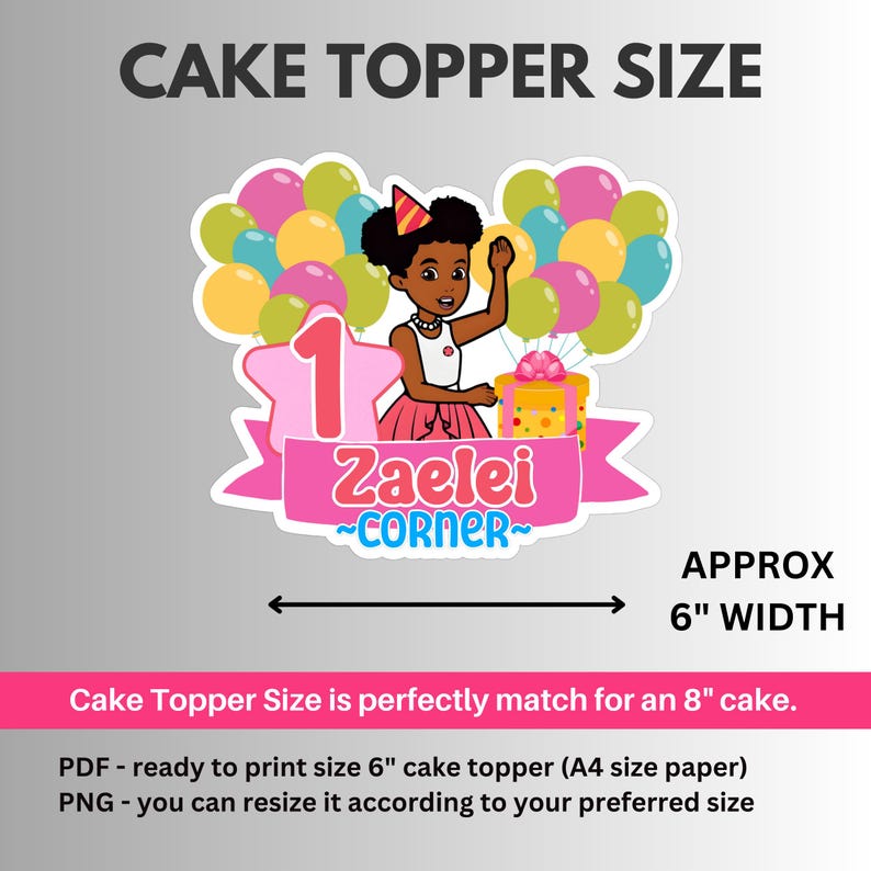 Gracie's Corner Cake Topper, Gracie Cake Topper, Gracie's Corner ...