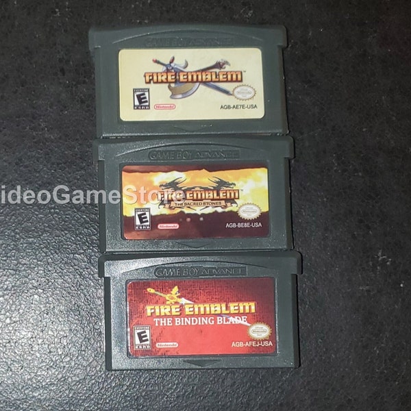 Fire Emblem Sacred Stones Binding Blade GBA Game Cartridge Nintendo Game Boy Advance