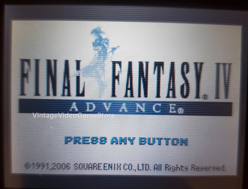 Final Fantasy 1 & 2 Dawn of Souls, IV, V, VI, Tactics Advance GBA Game Cartridge Bundle Lot Deal Nintendo Game Boy Advance FF IV Advance