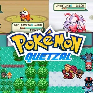 Pokemon Quetzal GBA Game Cartridge Gameboy Advance Rare Video Game Custom ROM image 2