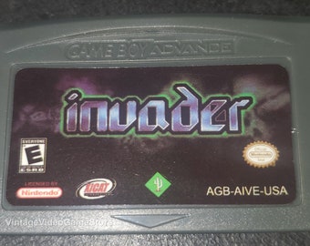 Invader GBA Game Cartridge Nintendo Game Boy Advance Video Game 2002