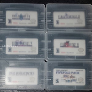 Final Fantasy 1 & 2 Dawn of Souls, IV, V, VI, Tactics Advance GBA Game Cartridge Bundle Lot Deal Nintendo Game Boy Advance image 2