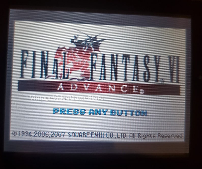 Final Fantasy 1 & 2 Dawn of Souls, IV, V, VI, Tactics Advance GBA Game Cartridge Bundle Lot Deal Nintendo Game Boy Advance FF VI Advance