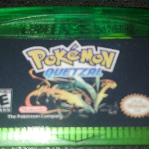 Pokemon Quetzal GBA Game Cartridge Gameboy Advance Rare Video Game Custom ROM image 5