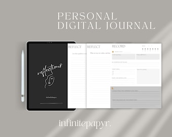 Reflections Digital Journal, Digital Diary, Goodnotes & Notability, Daily Reflection Journal, iPad Journal