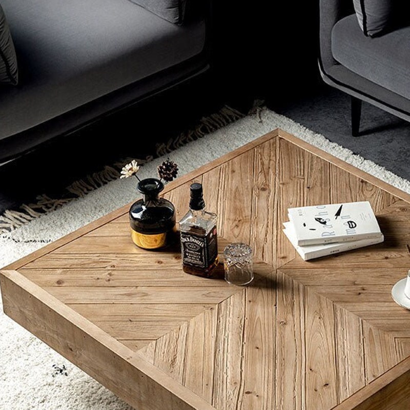 Reclaimed Wood Coffee Table - Etsy - Antique Reclaimed Wood Coffee Table For Sale