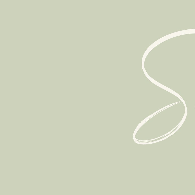 Puede incluir: Un dibujo de l&iacute;nea abstracto blanco sobre un fondo verde claro.