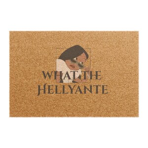 Whimsical Welcome Doormat, Funny Home Decor, Cute Housewarming Gift, Greeting Mat, Outdoor Rug for Entryway, Novelty Door Mat