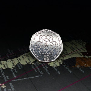 50 Pence 2010 Monedas Británicas del Reino Unido