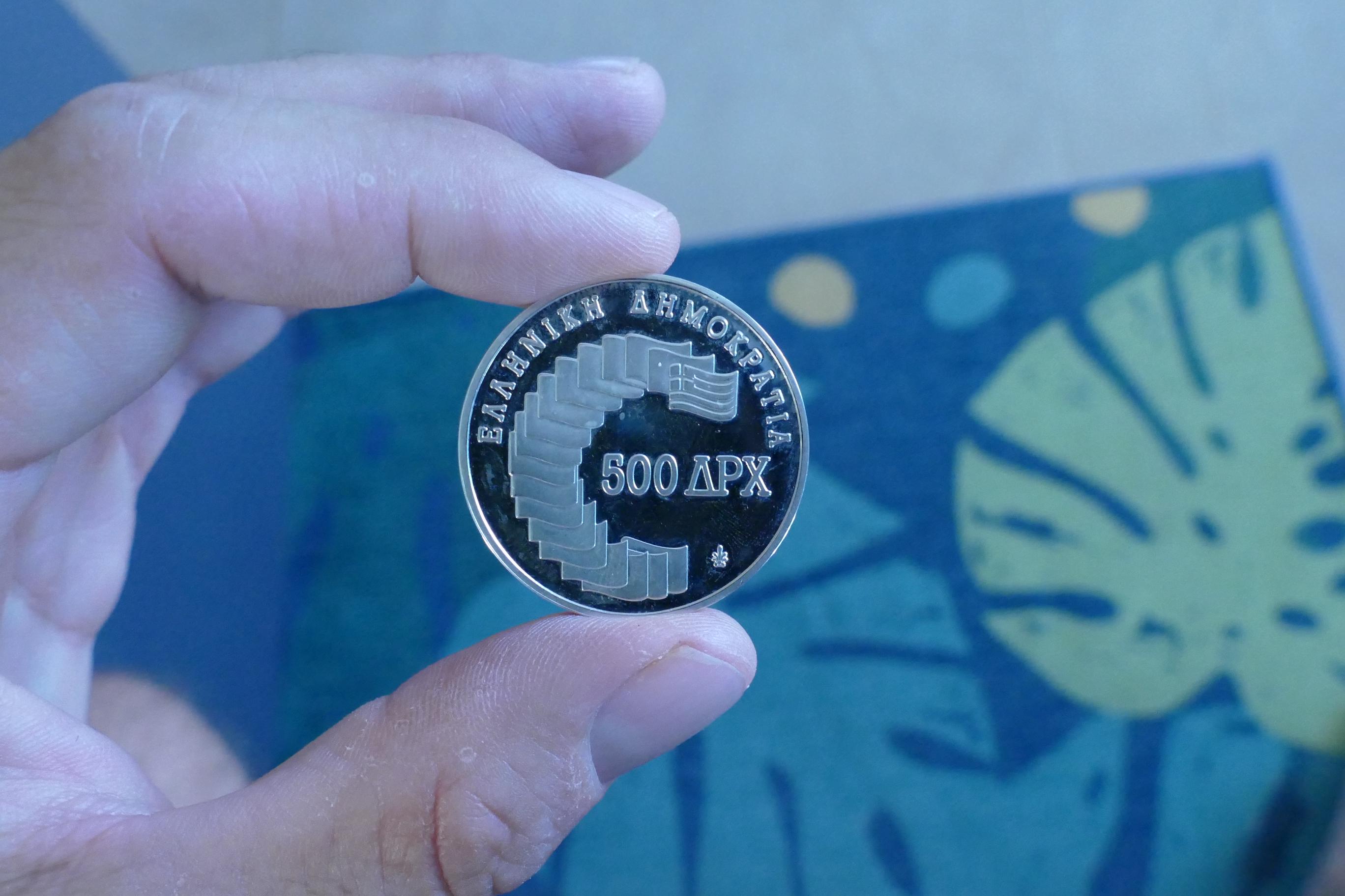 500 drachma coin - Etsy 日本
