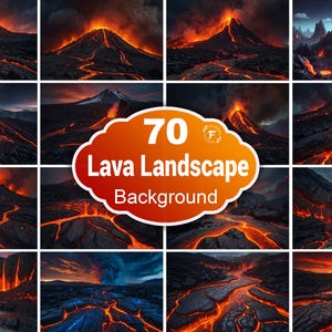 Papel de parede de paisagem de fluxo de lava, papel de parede de lava de vulcão, papel de parede vulcânico, fundo de rio de lava, fluxo de magma, cena de montanha de fluxo de lava