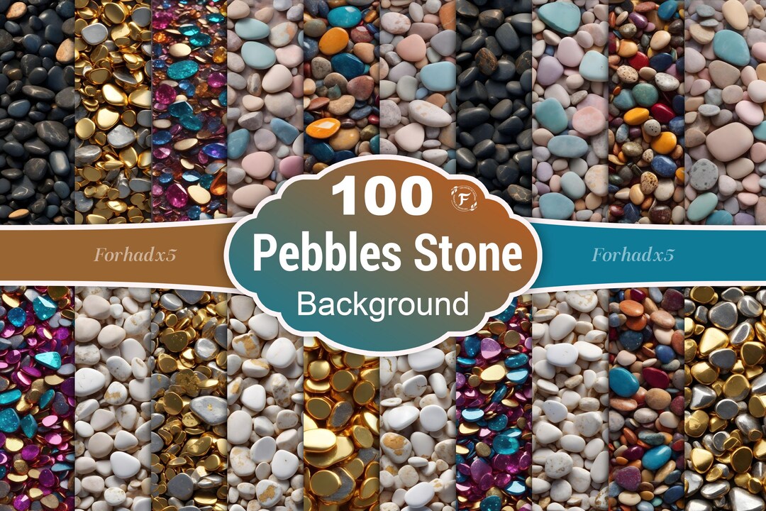 Pebbles Background - Etsy