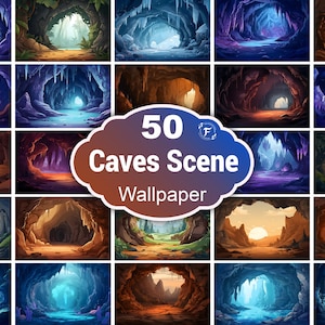 Höhle Landschaft Wallpaper, mystische Höhle Natur Wallpaper, magische Höhle Wallpaper, Unterirdische Höhle Hintergrund, Mysteriöse Höhle Szene, Drucke