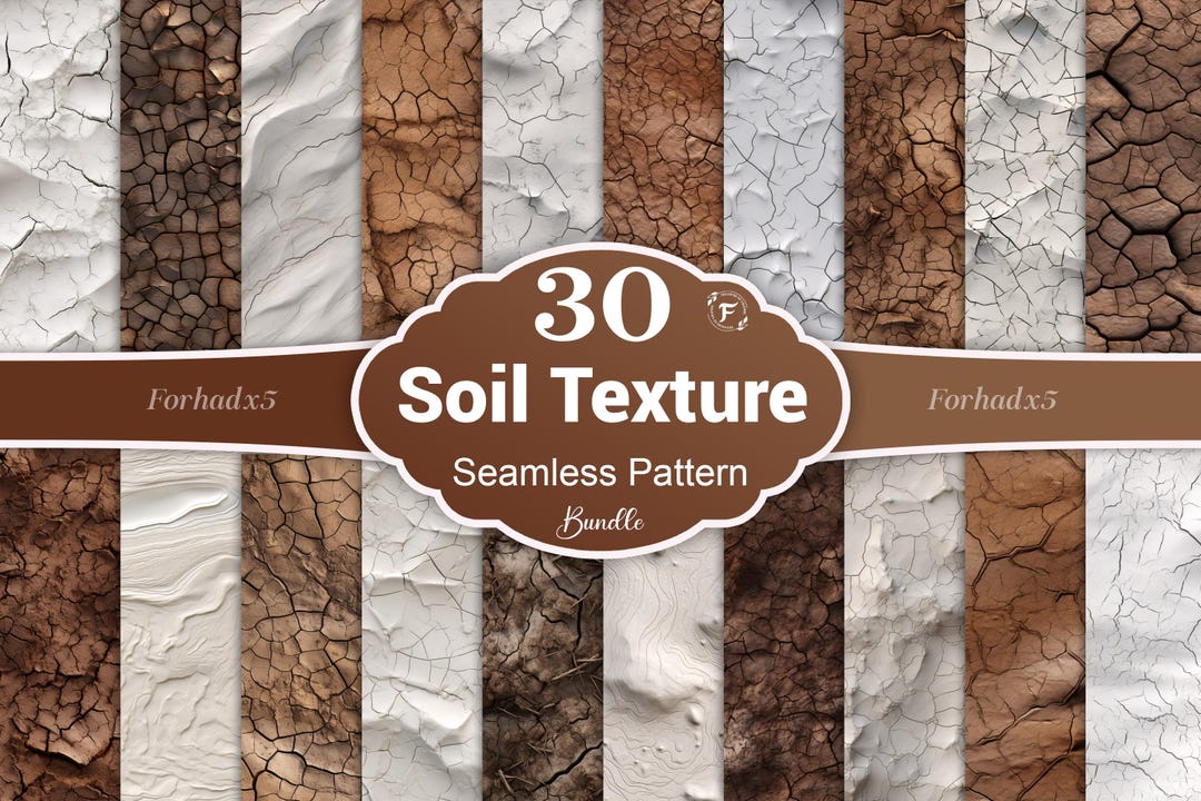 Topsoil Pattern Soil Texture Seamless Pattern, Earthy Pattern, Ground Texture Pattern ...