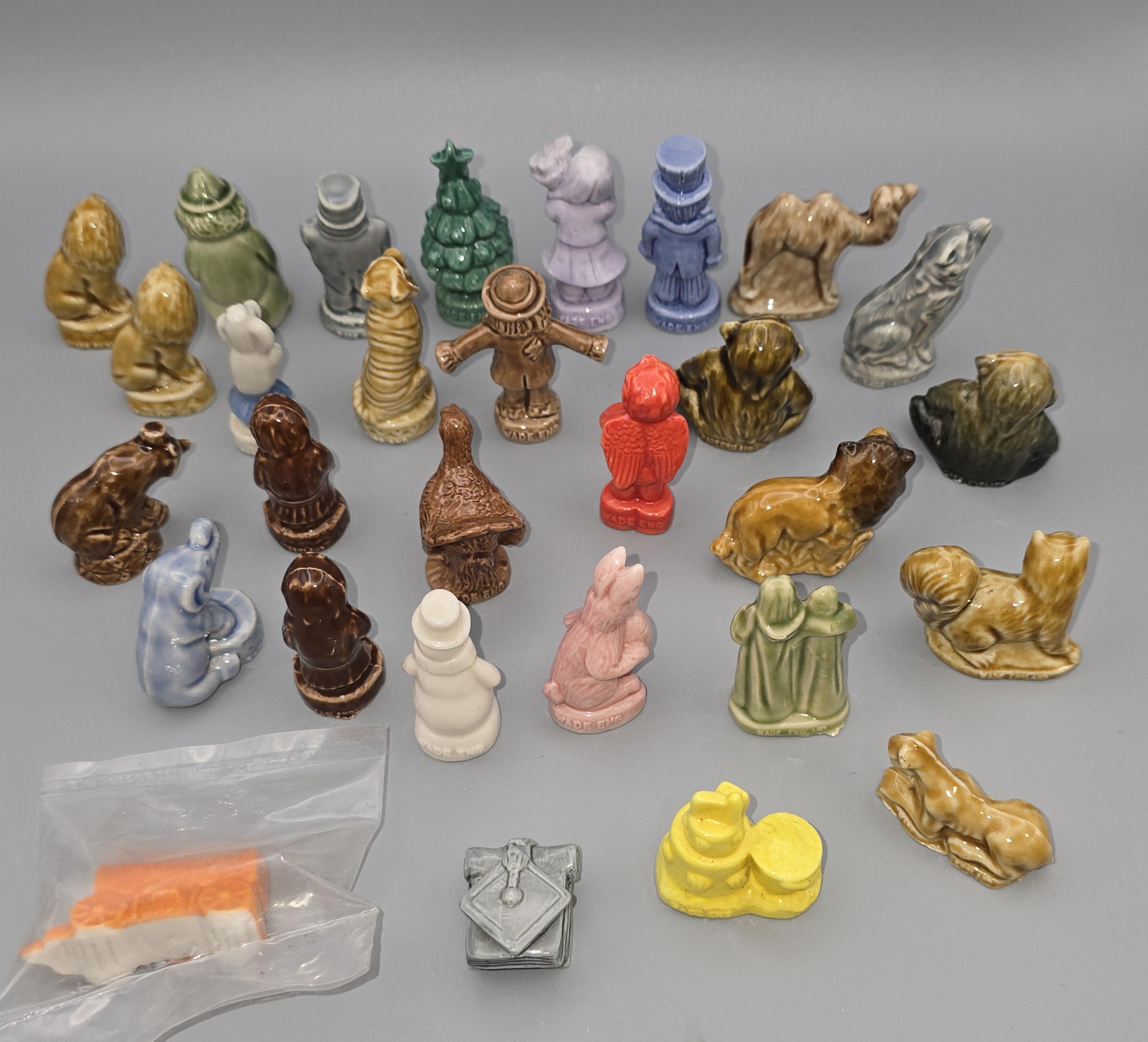 Wade Whimsies Figurines Found in Red Rose Tea - Vintage Ceramic ...