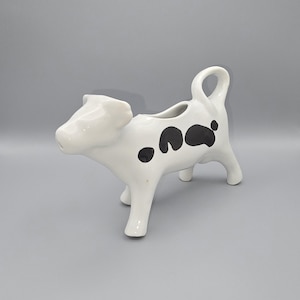 Cow Creamer by BIA Cordon Bleu. Porcelain with Dairy Cow Markings.