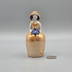 ・Deco Lady・パフケース・1921年〜米国輸出・オールドノリタケ・ Noritake Art Deco Lady - Etsy