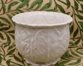 Wedgwood Bone China White Glazed Small Plant Pot From The Countryware  collection