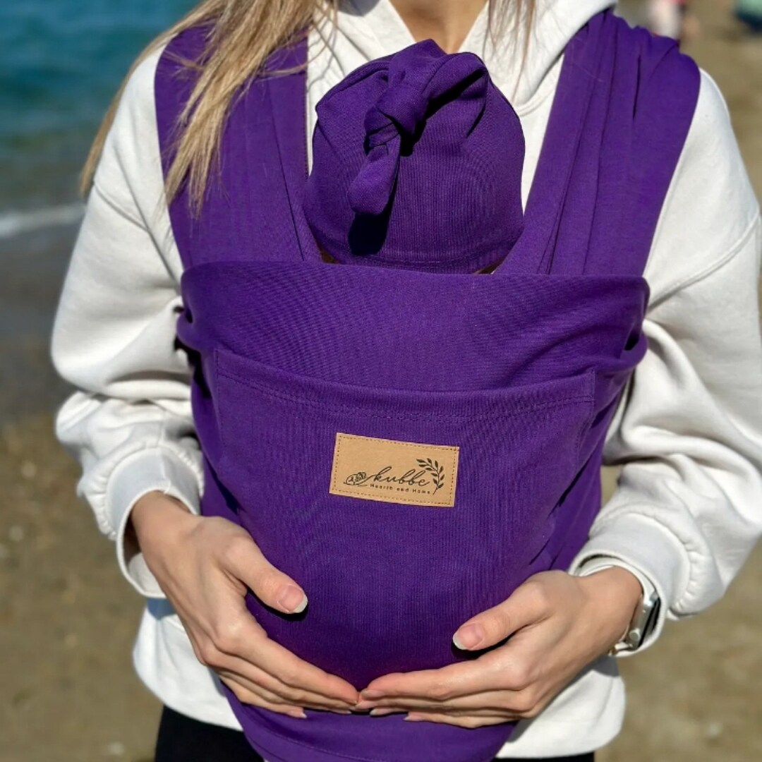 Baby Wrap Carrier Newborn to Toddler Baby Sling Handsfree Etsy