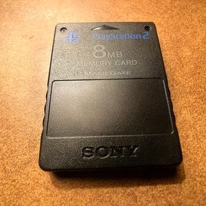 Official OEM Sony Playstation 2 PS2 Memory Card 8MB Magic Gate