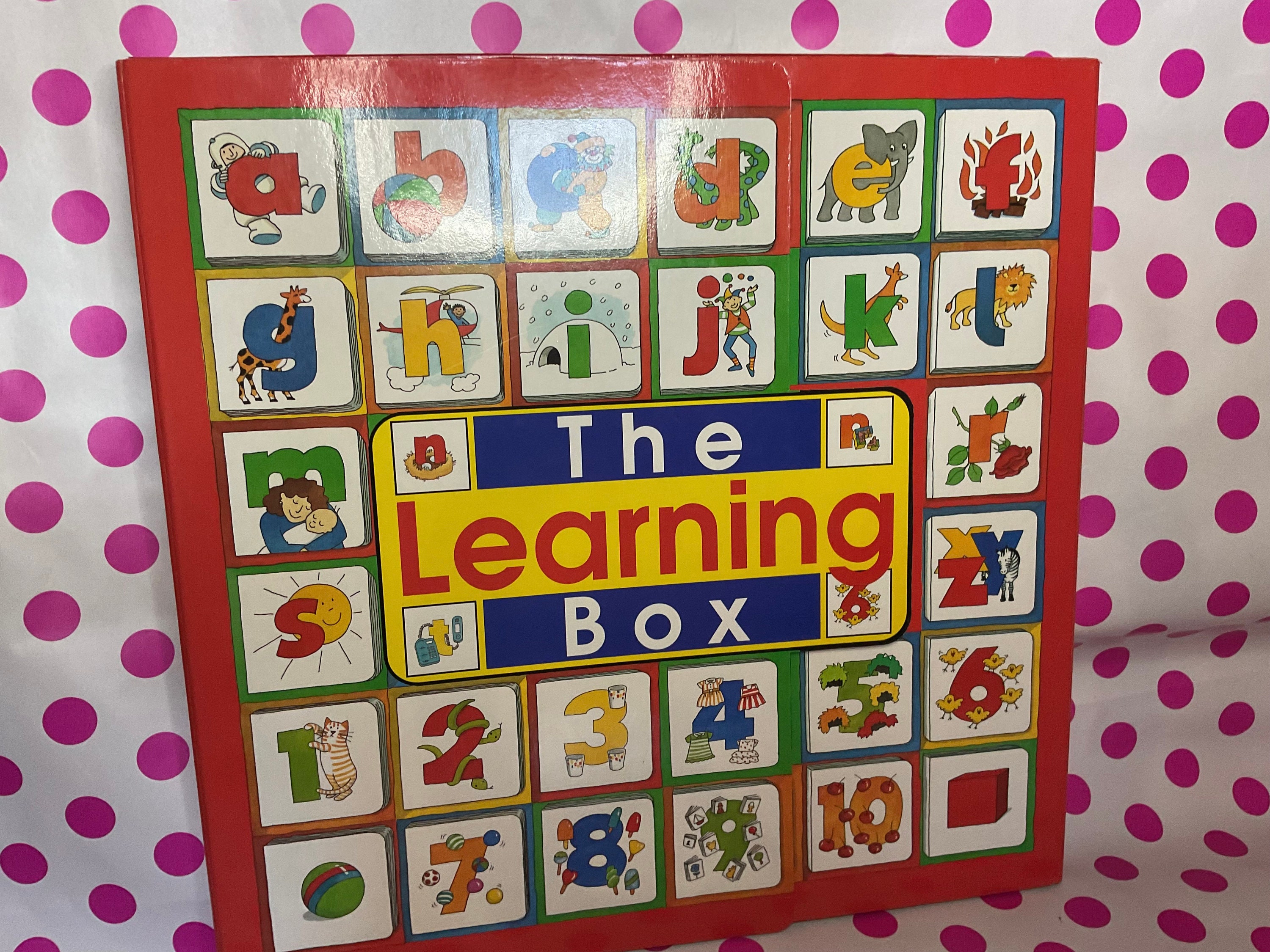The Learning Box 1998 Vintage ABC Book Toy. Vintage School
