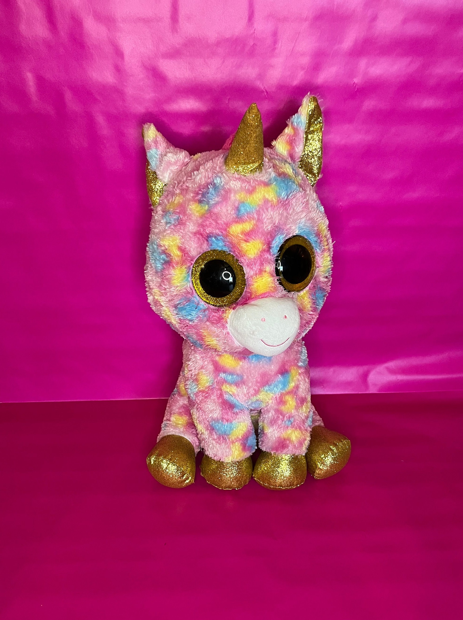 2018 TY Beanie Boo fantasia Unicorn Plush 