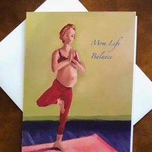 Yoga pendant la grossesse : des conseils apaisants pour les mamans qui attendent un bébé. Je pense à vous. Je t'aime. Félicitations. Respirez simplement. Cartes de promesse Pinky