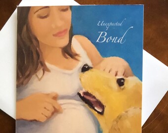 Unexpected Bond: Pregnancy Cards for Dog Moms