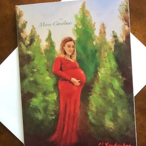 Carte Joyeux Noël, Meilleur cadeau de Noël, Premier Noël de bébé, Cartes et oeuvre d'art Promesse de petit doigt