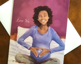 Pregnancy Love: Uplifting Cards for Moms Expecting A Baby