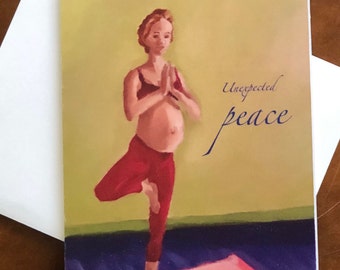 Unexpected Peace: Pregnancy Yoga Cards