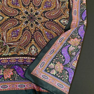 Vintage Paisley Scarf - Italian Girl Style - Hippie/boho/ 1970s Bandana ...