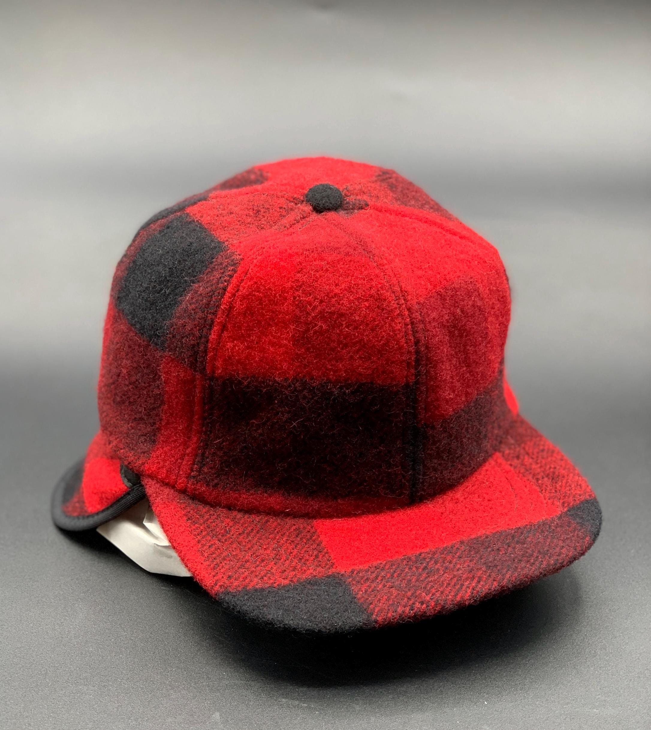 80s wool felt hat plaid 70s 80s Irish Plaid Tweed Flat Cap - Men main image 3