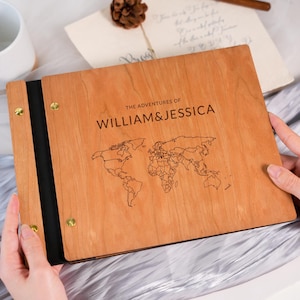 Our Adventure Book,Travel Album,Wedding Photo Album,Personalized Anniversary Gift for Couple, Fantastic Gifts for Her and Him