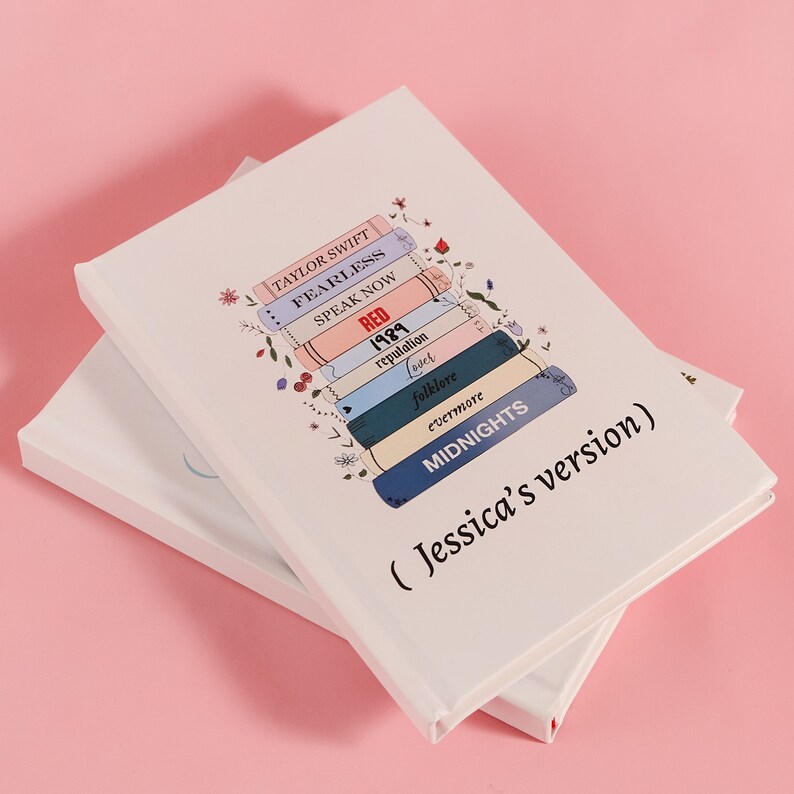 Personalized Hardcover Notebook, Taylor Swift Inspired, Gift Idea